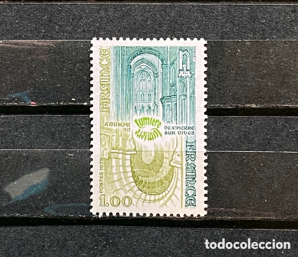 Sellos: Sellos, nuevo, de Francia 1979. Yvert 2040 Edificios - Foto 1