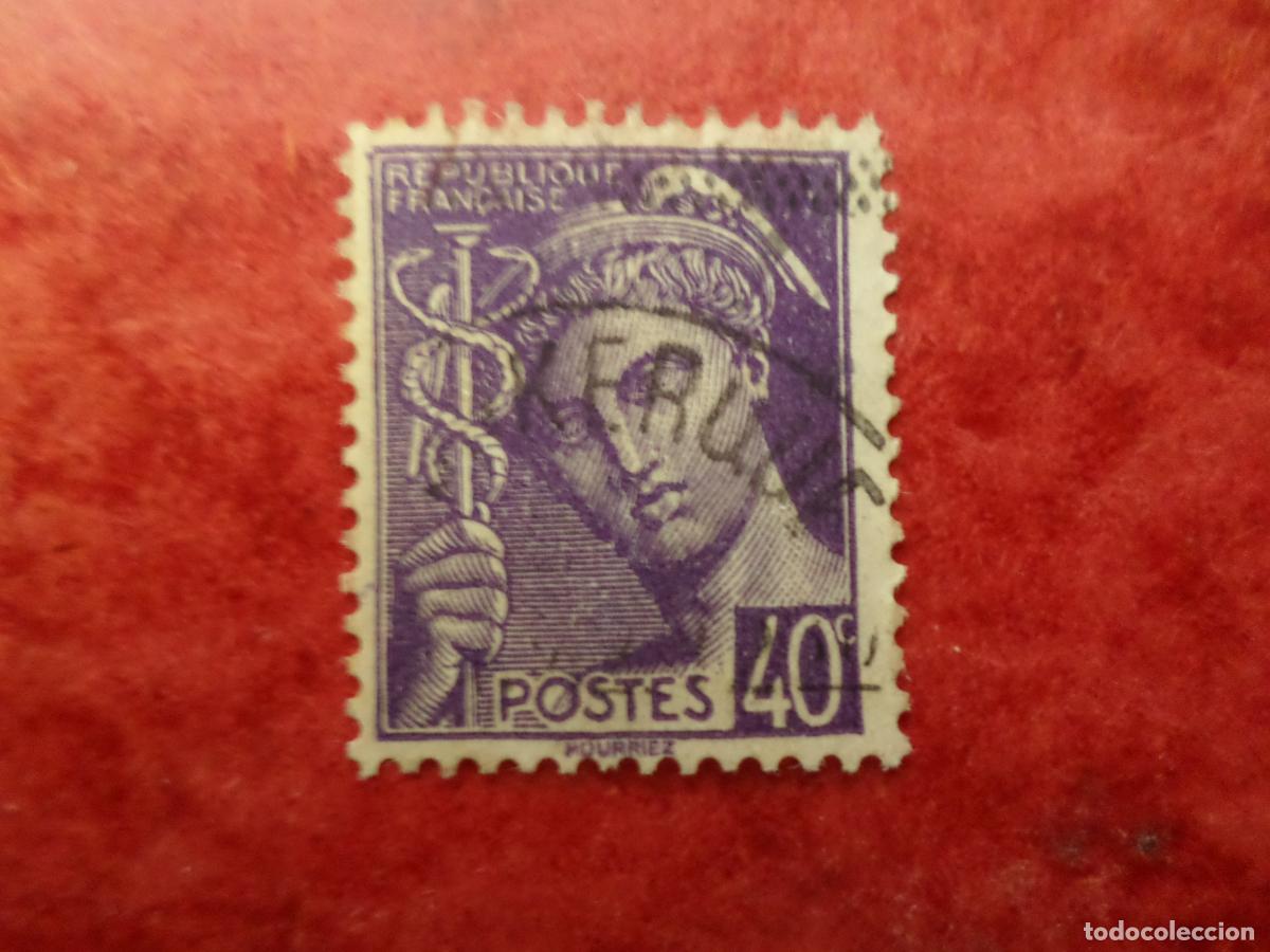 Sellos: francia, (1938), mercurio, Yvert 413 - Foto 1