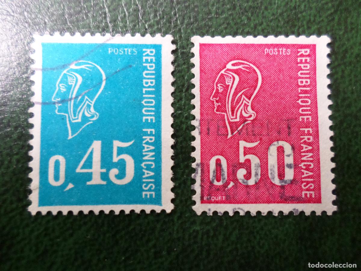 Sellos: francia, (1971), marianne, Yvert 1663/64 - Foto 1