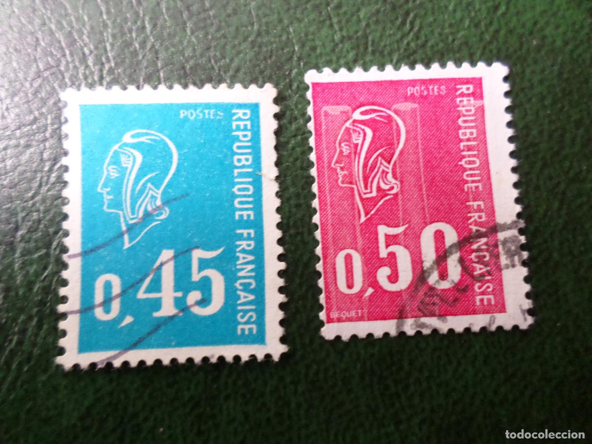 Sellos: francia, (1971), marianne, Yvert 1663/64 - Foto 1