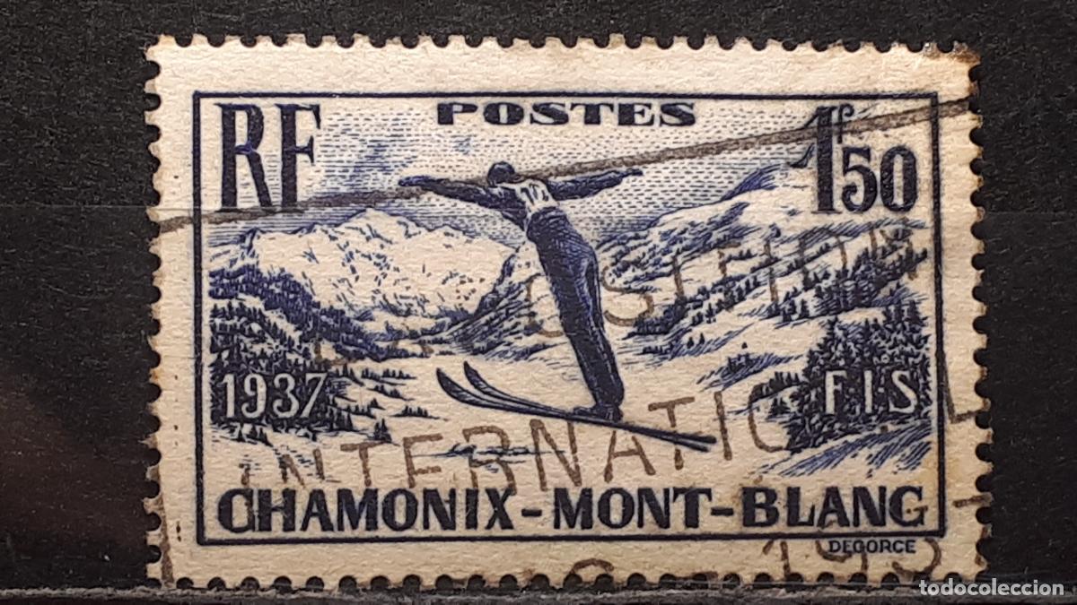 Sellos: FRANCIA. &deg;. A&Ntilde;O 1937. YVERT 334 - Foto 1