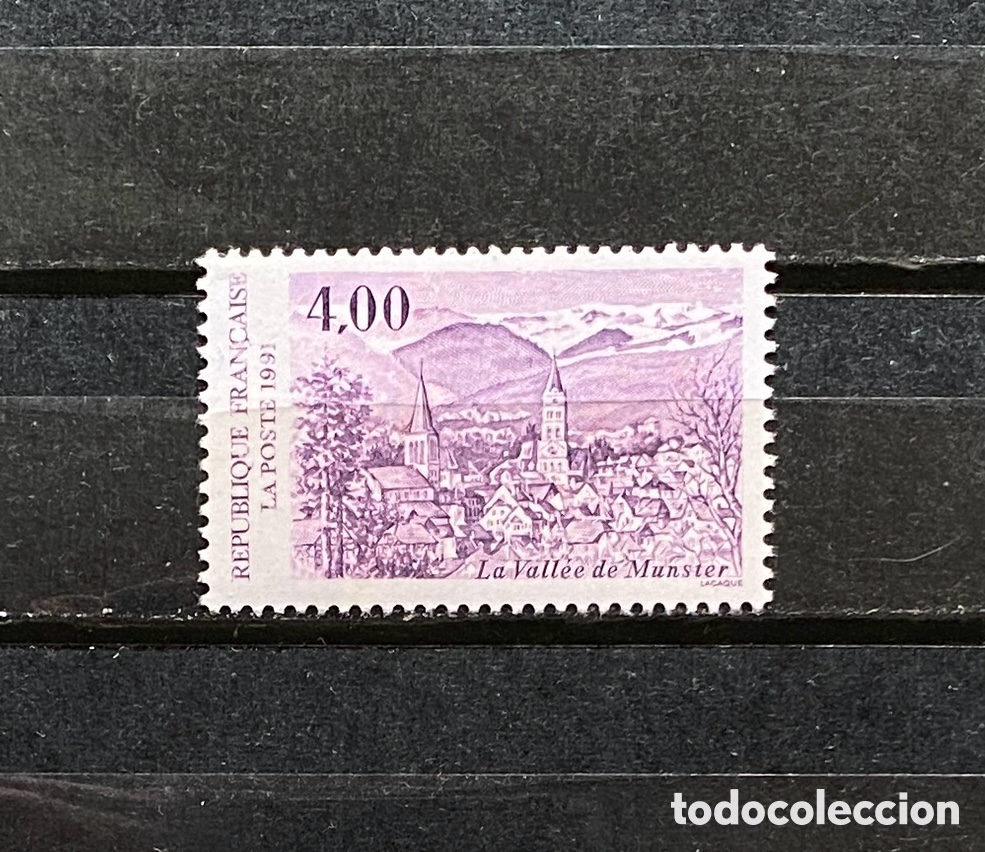 Sellos: Sellos, nuevo, de Francia 1991 Yvert 2707 Edificios - Foto 1