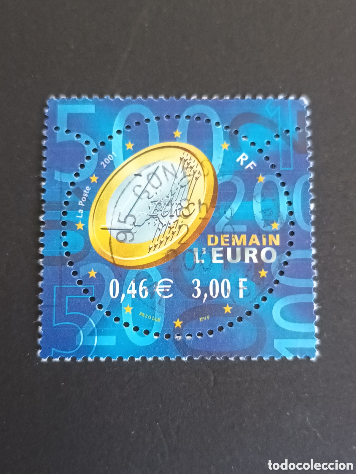 Sellos: FRANCIA. USADO. A&Ntilde;O 2001. - Foto 1