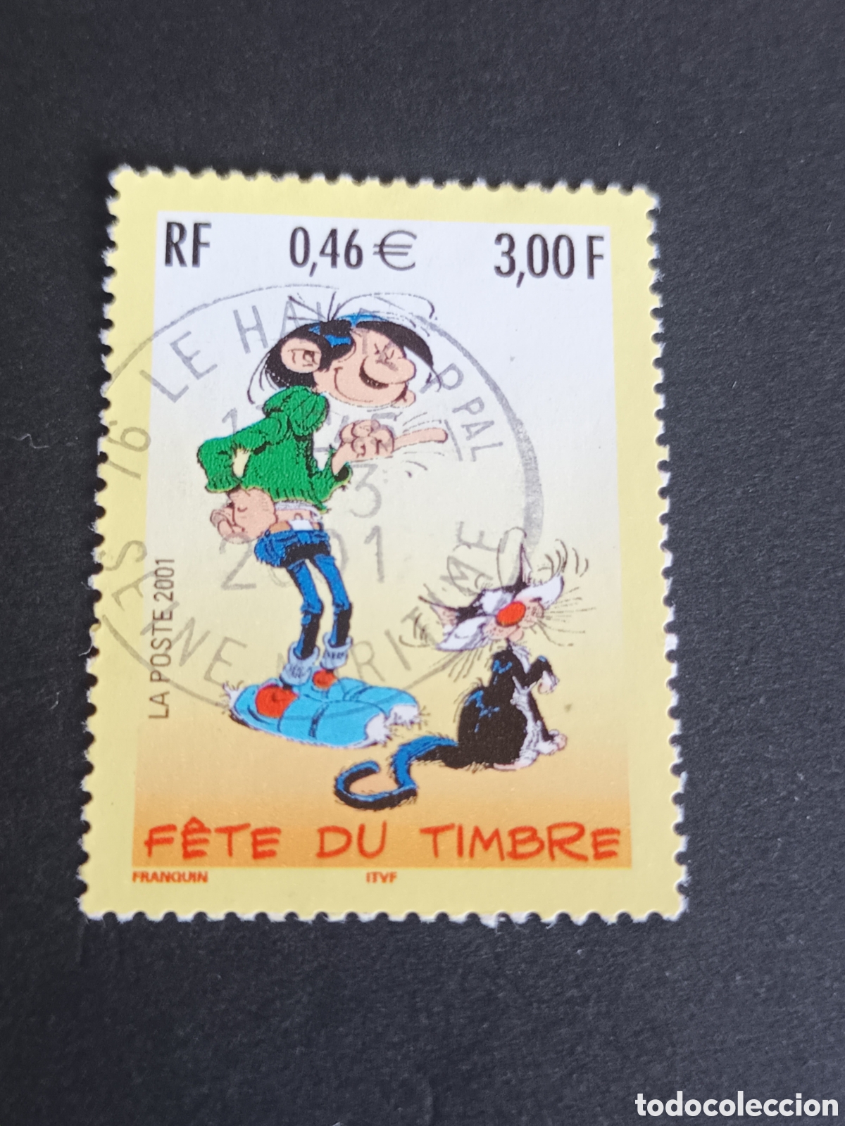 Sellos: FRANCIA. SELLO USADO. 2001. - Foto 1