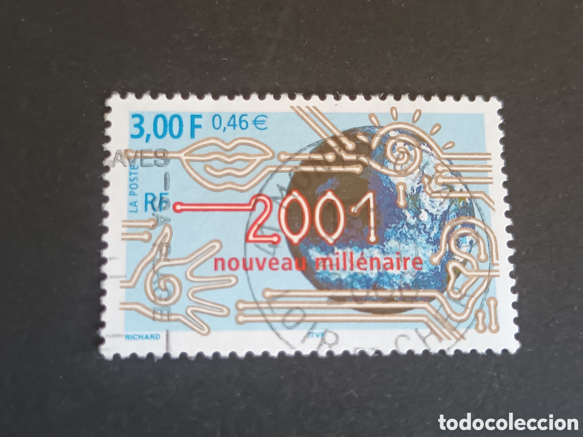 Sellos: FRANCIA. SELLO USADO. 2001. - Foto 1