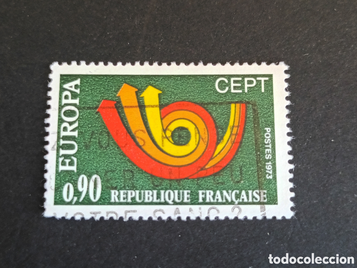Sellos: FRANCIA. SELLO USADO. 1973. - Foto 1