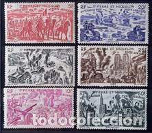 Sellos: SELLOS** DE SPM 1946, CORREO AEREO YT 12/ 17