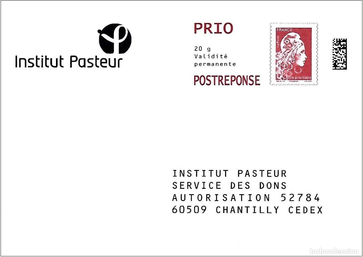 Sellos: Francia - Entero postal del Instituto Pasteur - Foto 1