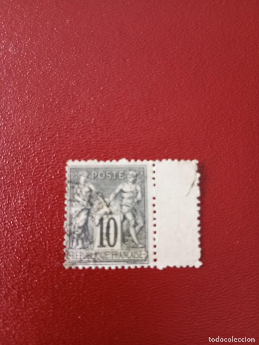 Sellos: FRANCIA 1877, YT 89. . - Foto 1