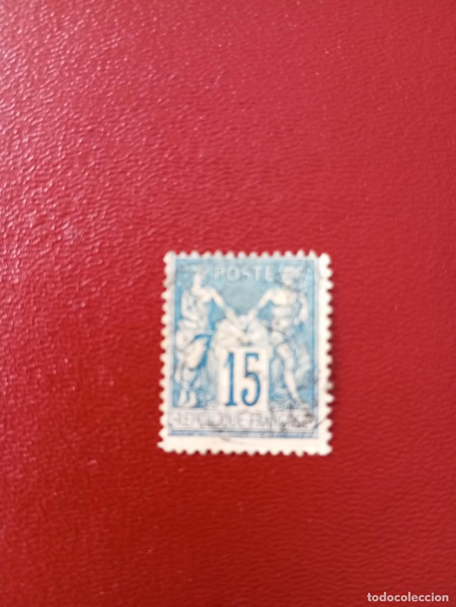 Sellos: FRANCIA 1892, YT 101 . - Foto 1