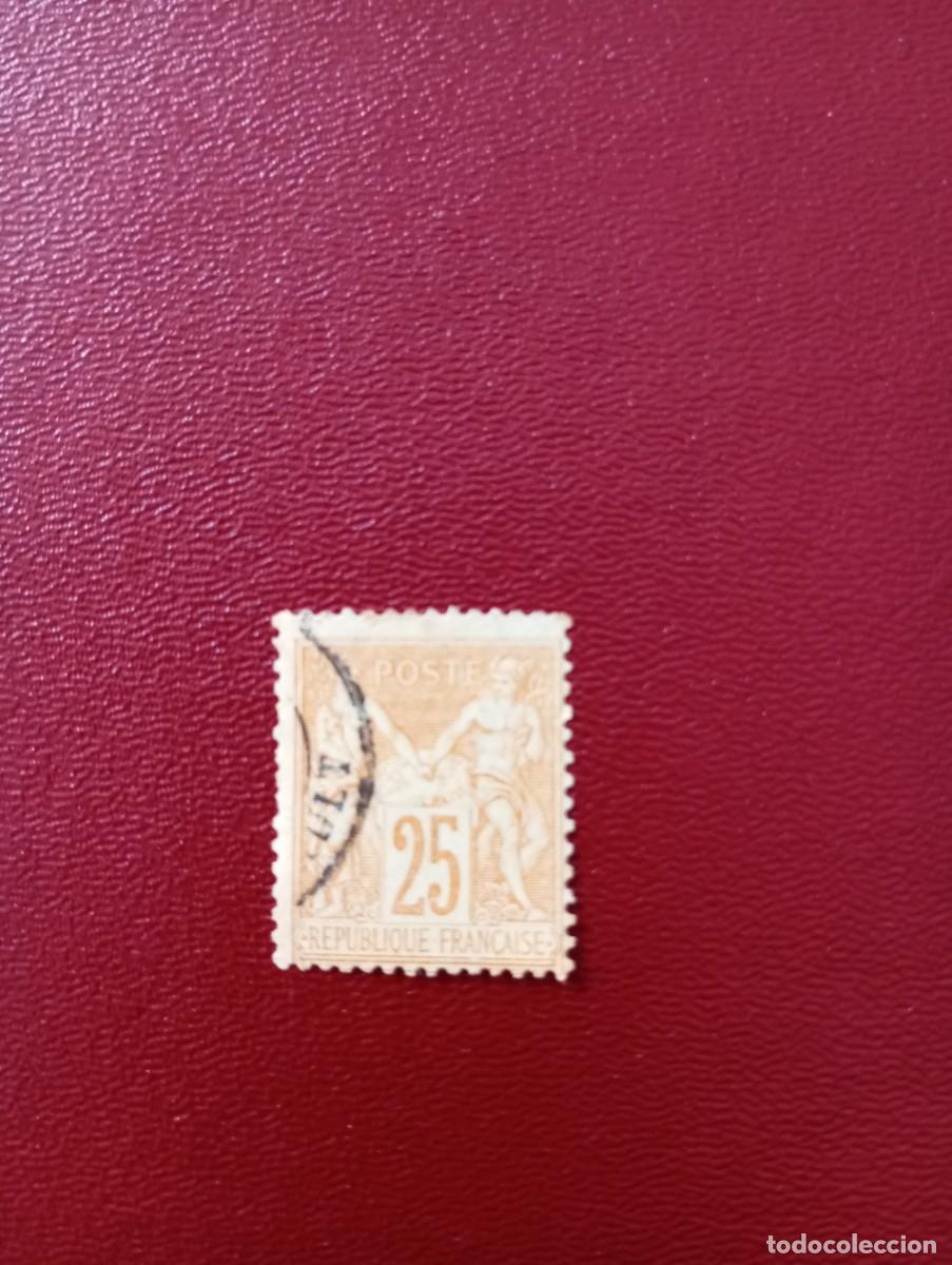 Sellos: FRANCIA 1879, YT 92. - Foto 1