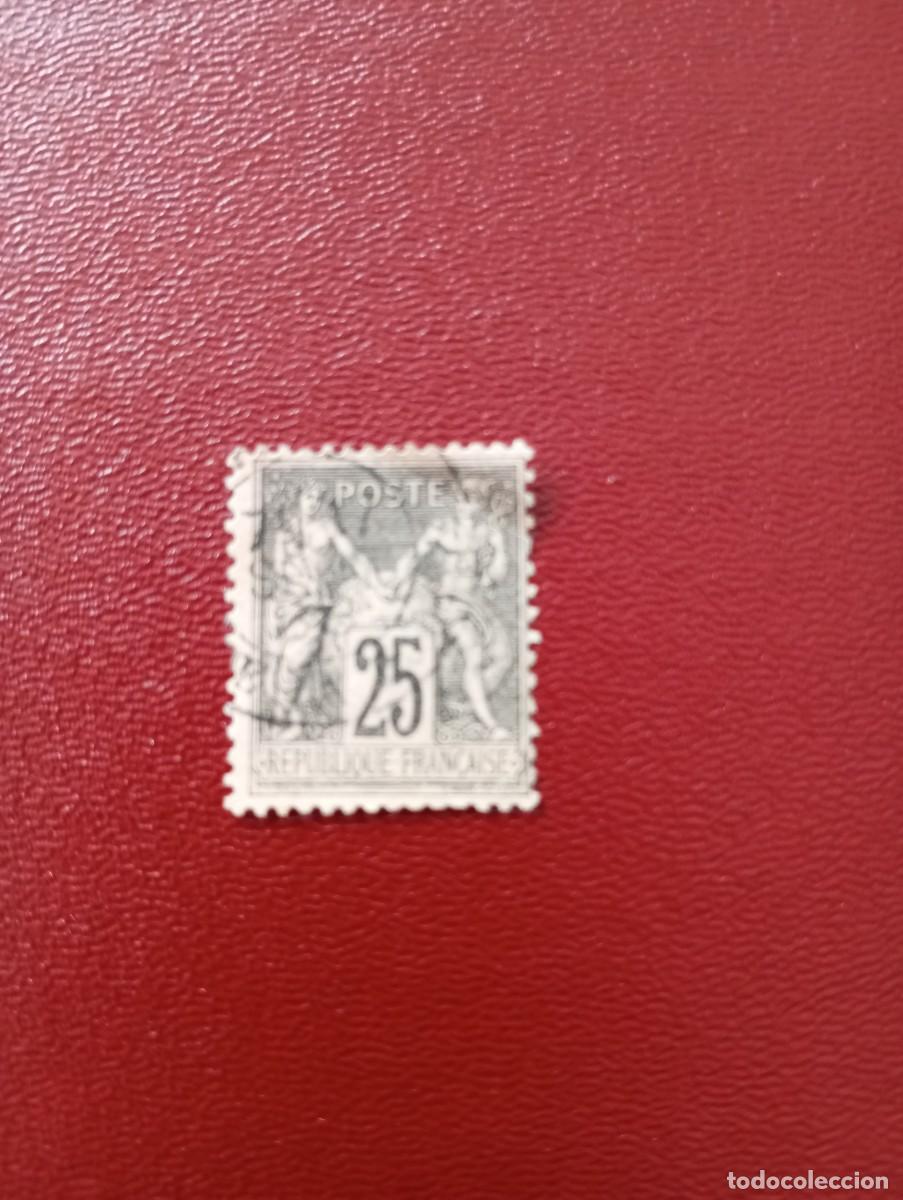 Sellos: FRANCIA 1886, YT 97 . - Foto 1