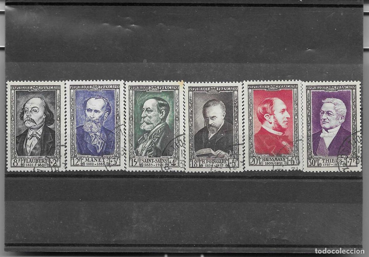 Sellos: Serie completa usada de Francia de 1952 - Foto 1