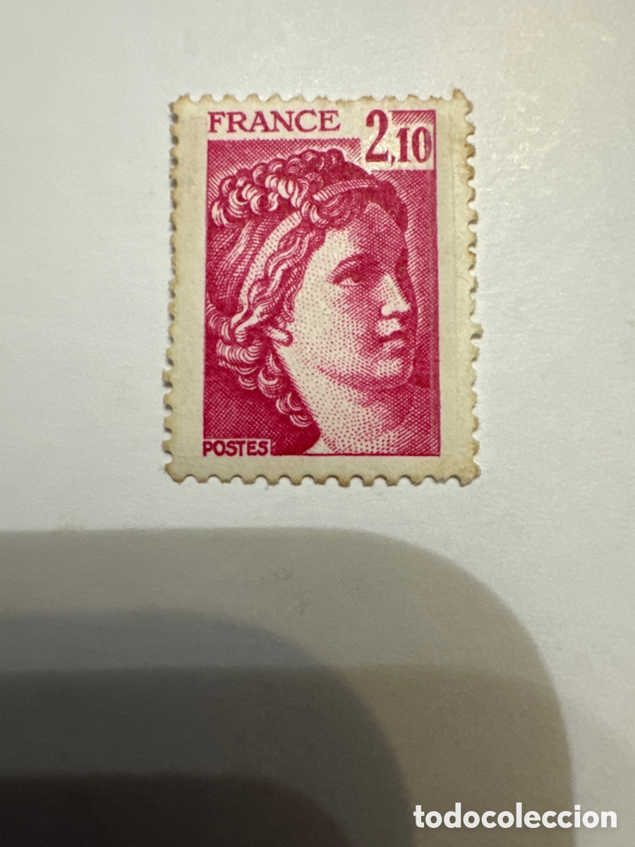 Sellos: Sell&oacute; Francia postes 2,10 - Foto 1