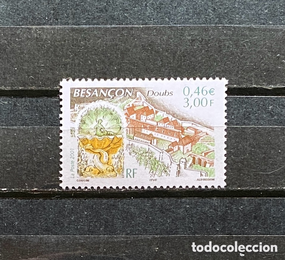 Sellos: Sellos, nuevo, de Francia 2001 Yvert 3387 Edificios - Foto 1