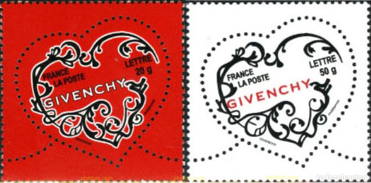 Sellos: 199267 MNH FRANCIA 2007 CORAZON GIVENCHY - Foto 1