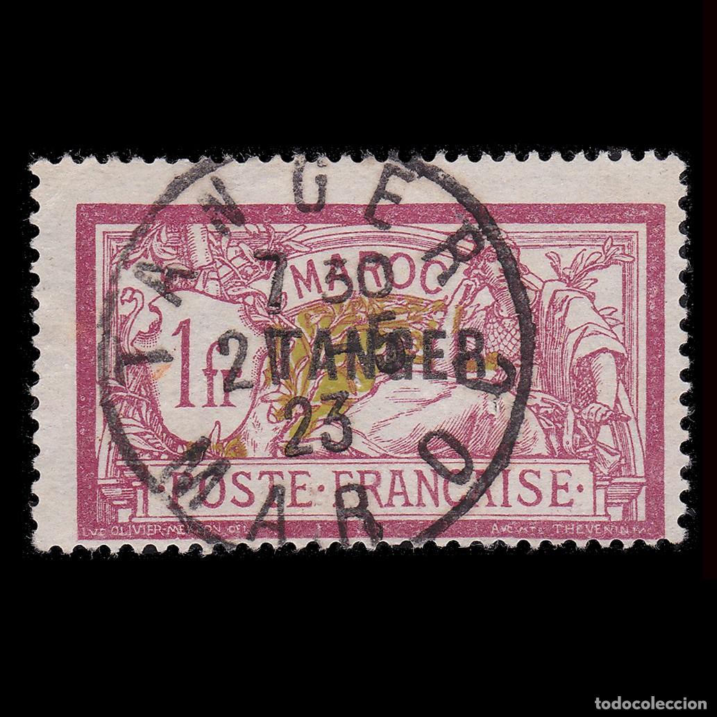 Briefmarken: FRENCH OFFICES IN MORROCO.1918-24. 1f .USED YVERT 95