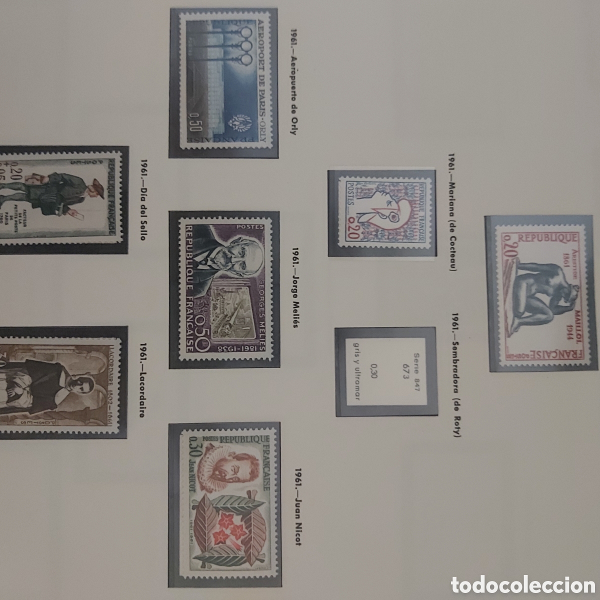 Sellos: SELLOS DE FRANCIA SIN TIMBRAR - Foto 10