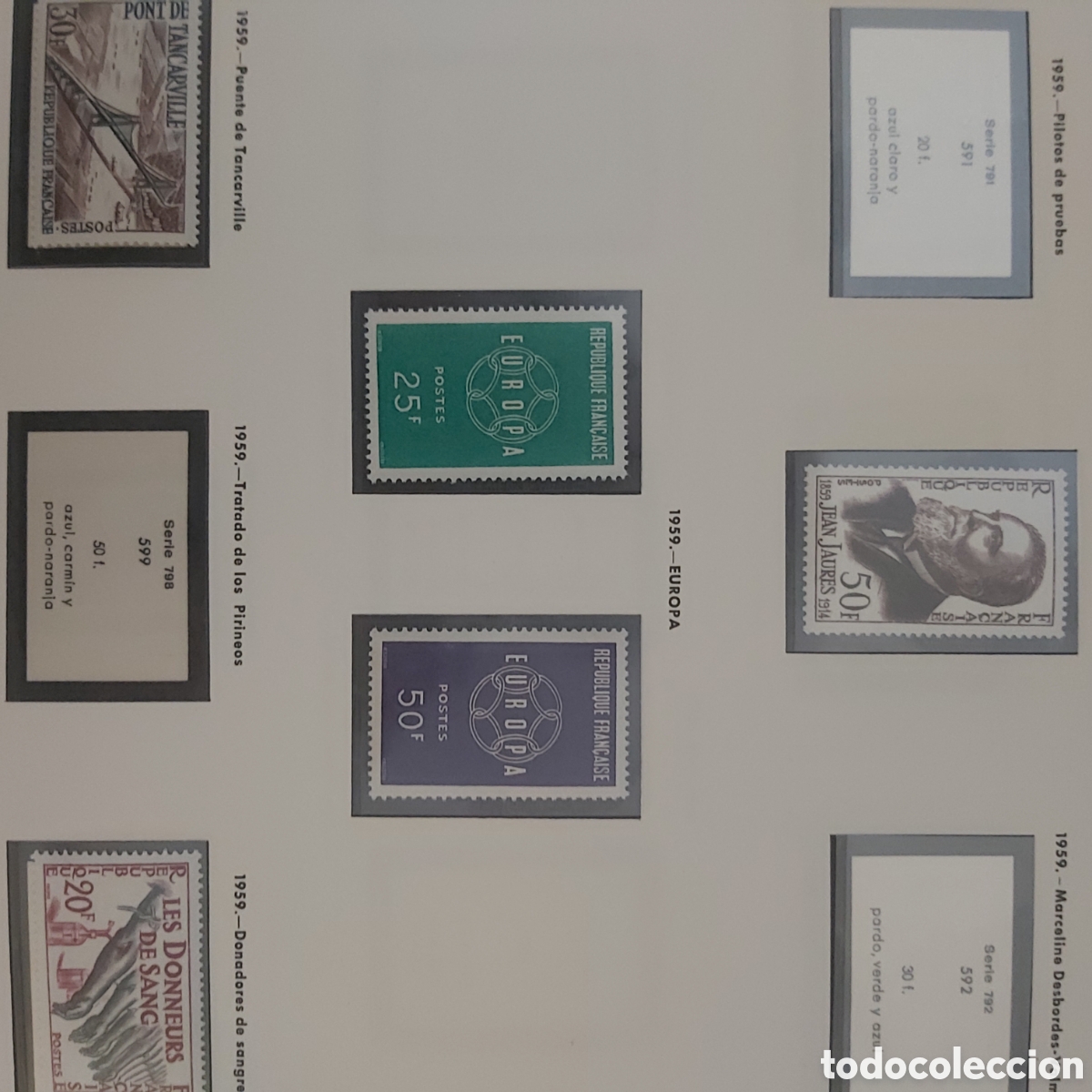 Sellos: SELLOS DE FRANCIA SIN TIMBRAR - Foto 14