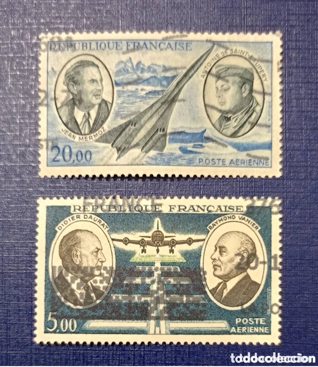Sellos: Francia a&eacute;reos 1970-71 - Foto 1