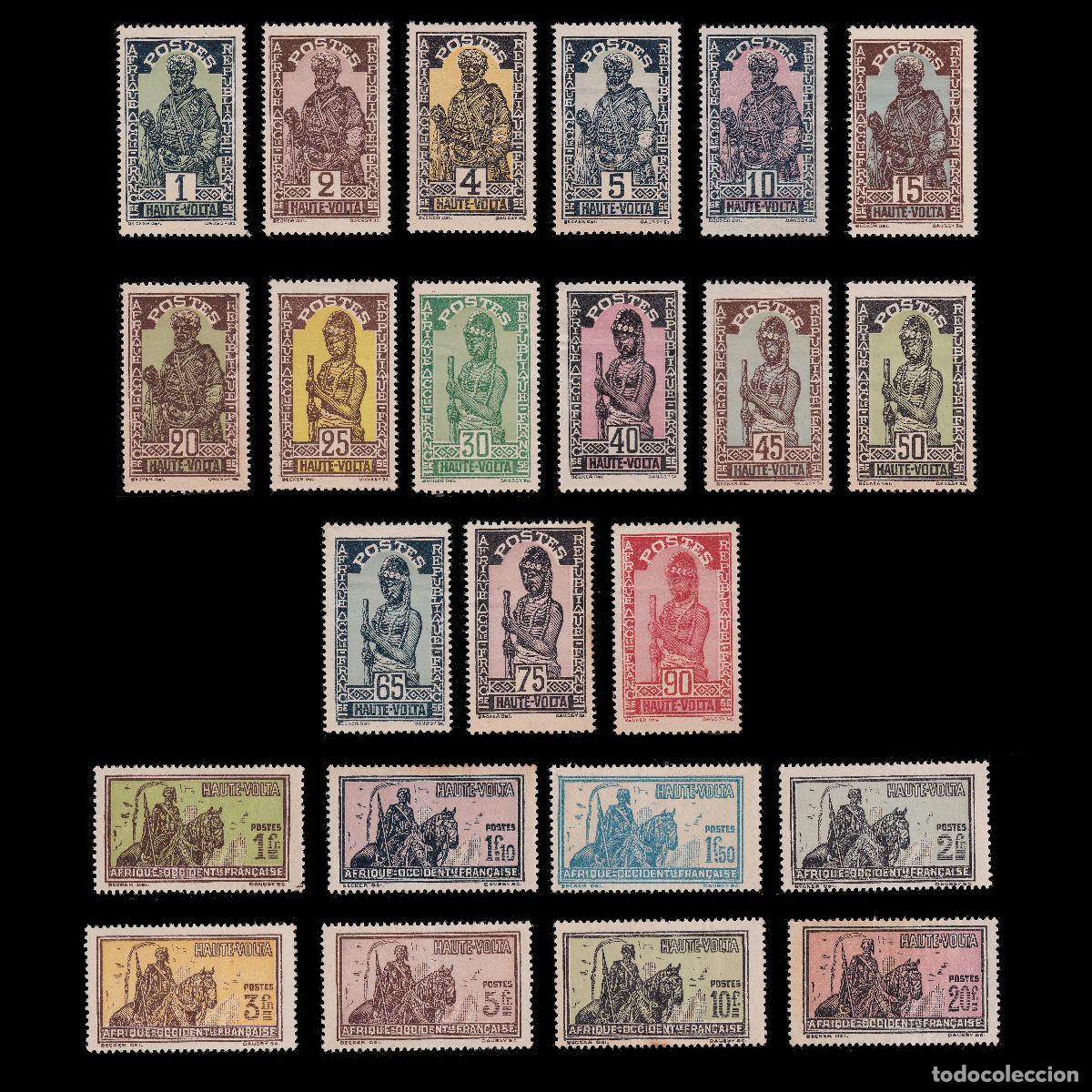 Selos: UPPER VOLTA FRENCH.1928.HAUSA .MNG. NOS Scott 43-65