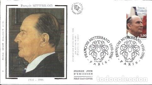 Sellos: FDC FRAN&Ccedil;OIS MITTERRAND PARIS 1996 - Foto 1