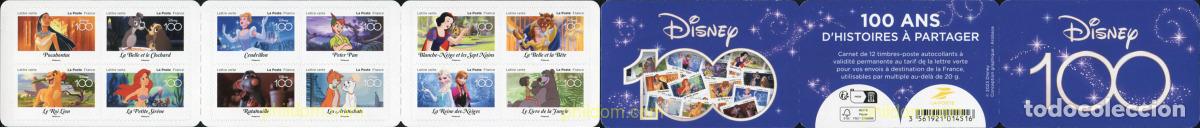 Briefmarken: 720913 MNH FRANCIA 2023 CENTENARIO DE DISNEY