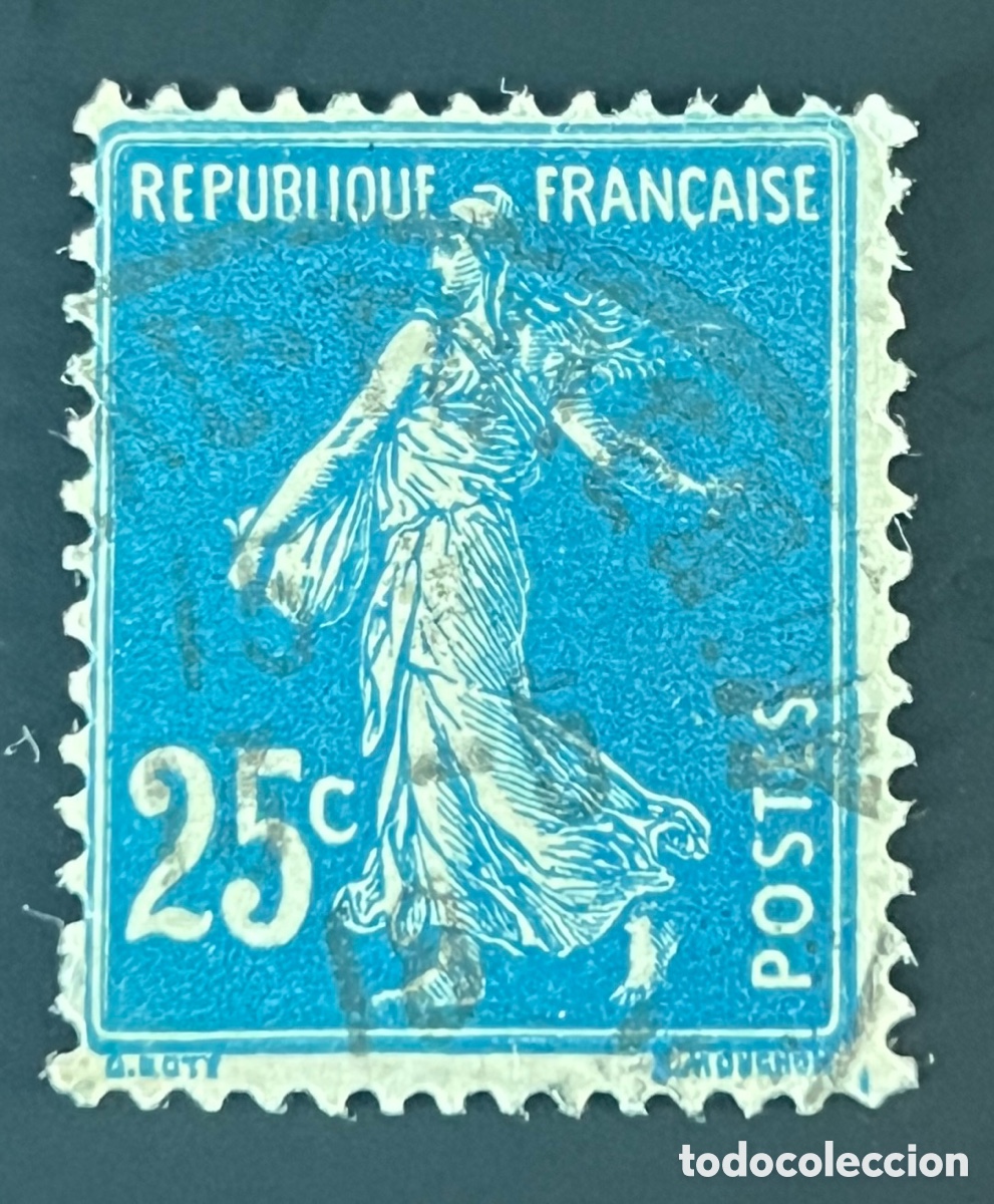 Sellos: FRANCIA 1919 - YVERT 140 &ordm; - Foto 1