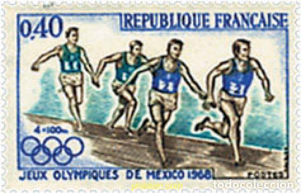 Stamps: 760690 HINGED FRANCIA 1968 19 JUEGOS OLIMPICOS VERANO MEXICO 1968