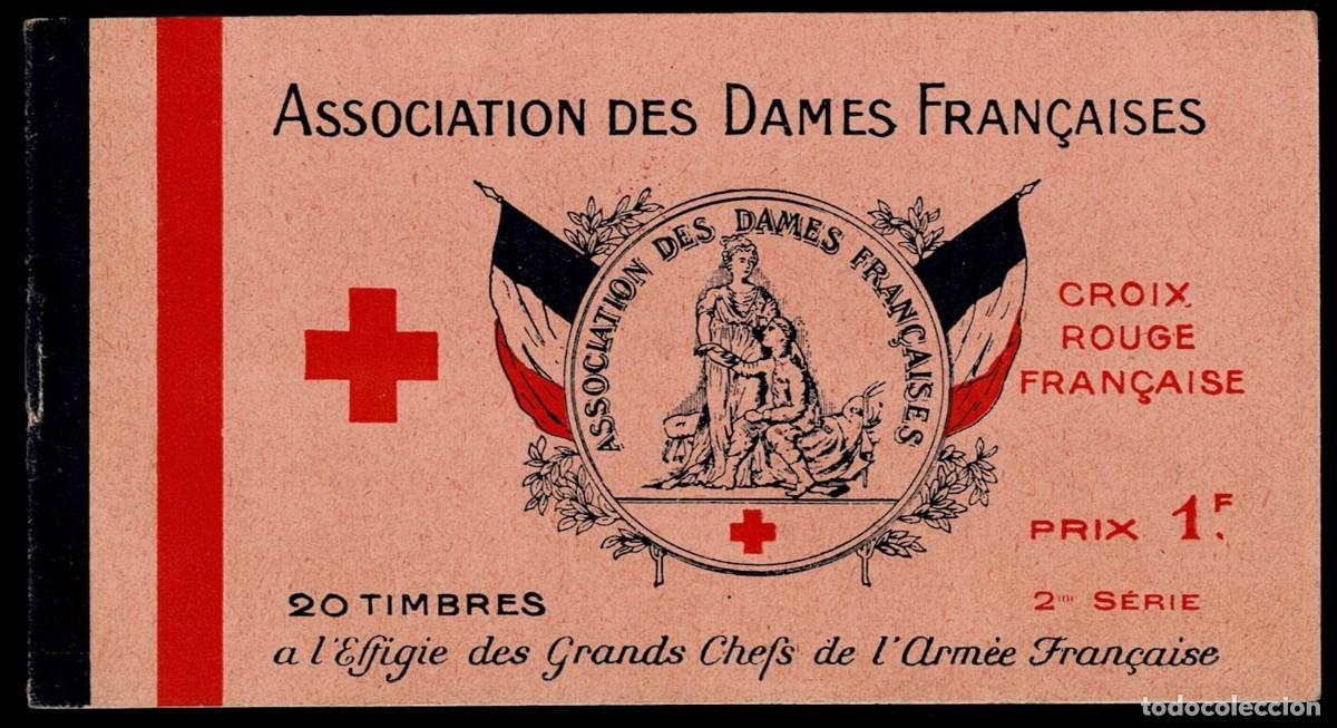 Sellos: CRUZ.R-13 Association des Dames Fran&ccedil;aises - Croix-Rouge Fran&ccedil;aise - A l'Effigie des GRANDS CHEFS