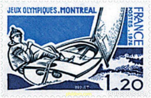 Timbres: 760967 HINGED FRANCIA 1976 21 JUEGOS OLIMPICOS VERANO MONTREAL 1976