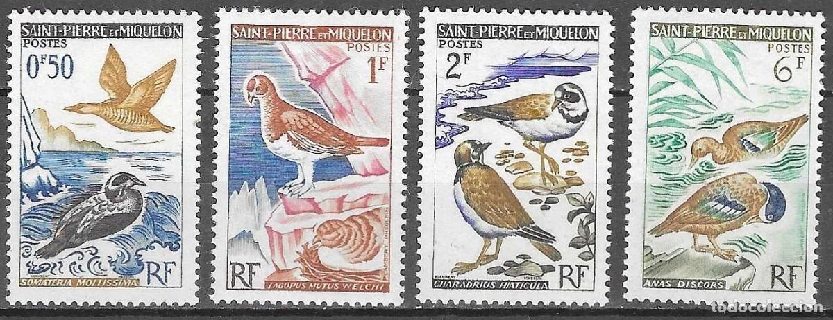 Stamps: SELLOS** DE SPM 1963, YT 364/ 67