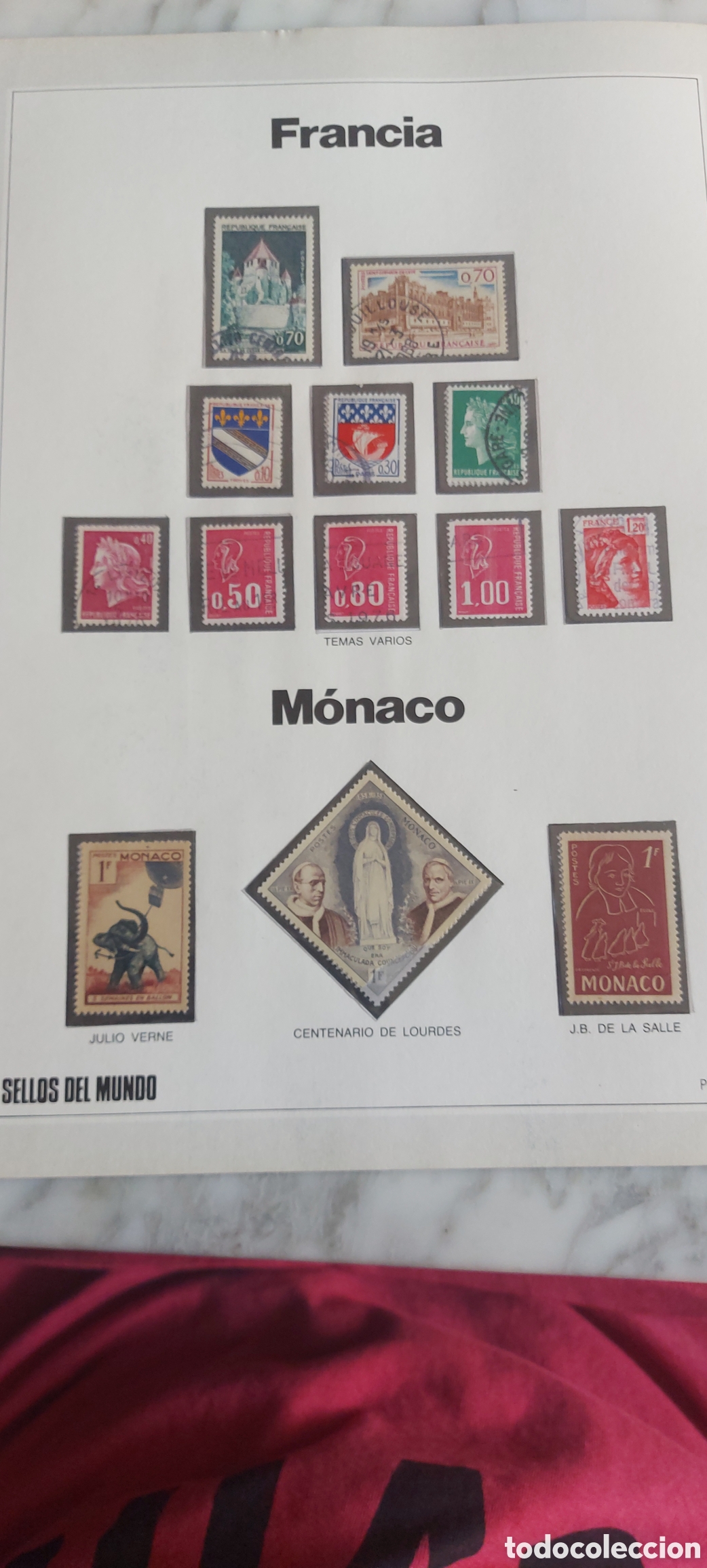 Timbres: 10 SELLOS DE FRANCIA Y 2 DE MONACO