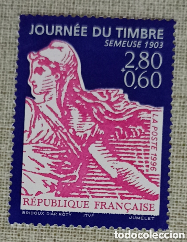 Timbres: Francia d&iacute;a del sello 1996-97