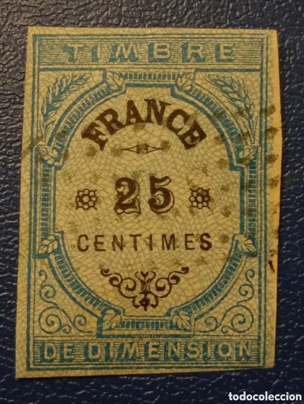 Briefmarken: Sello Fiscal Francia 25 c&eacute;ntimos