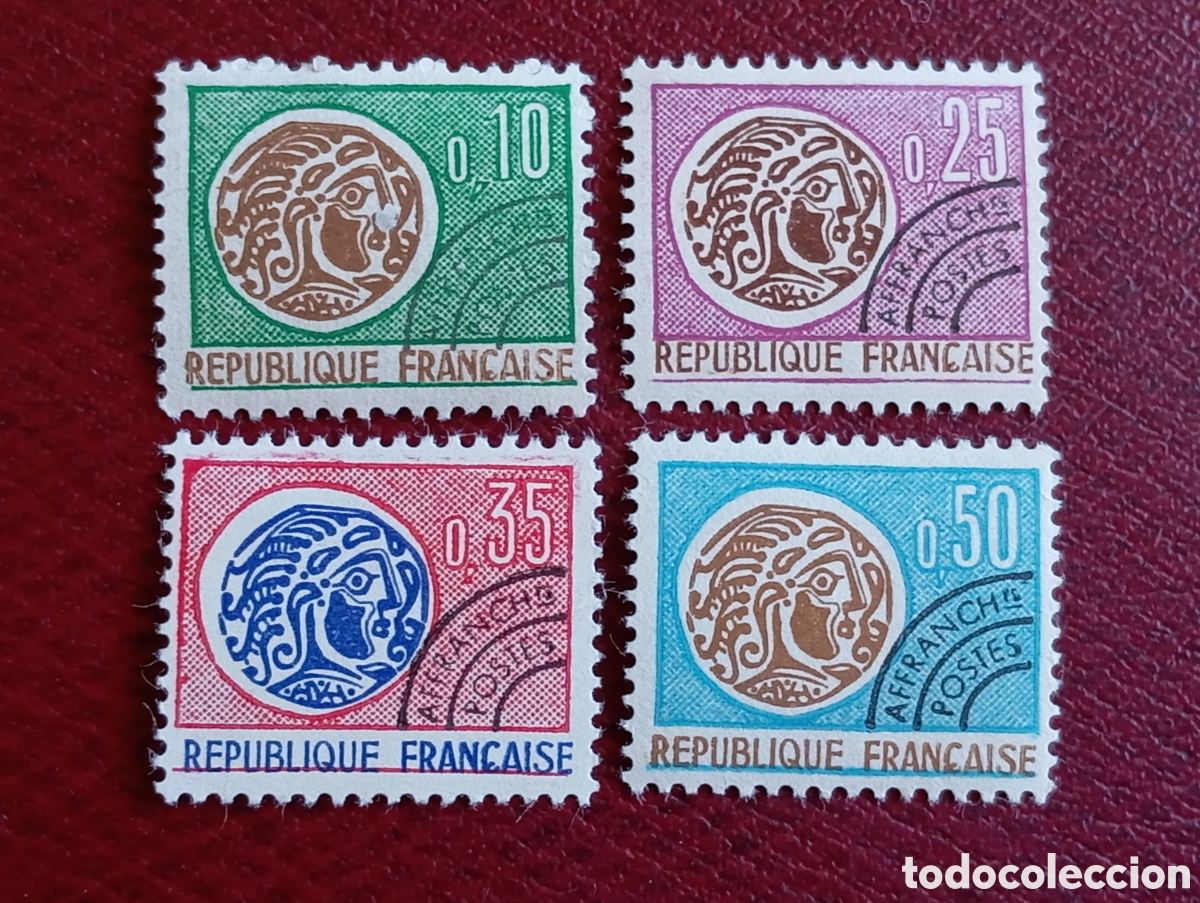 Stamps: Lote Sellos Francia nuevos MNH** pre cancelados