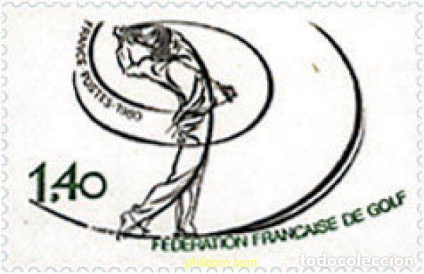 Stamps: 764114 HINGED FRANCIA 1980 FEDERACION FRANCESA DE GOLF