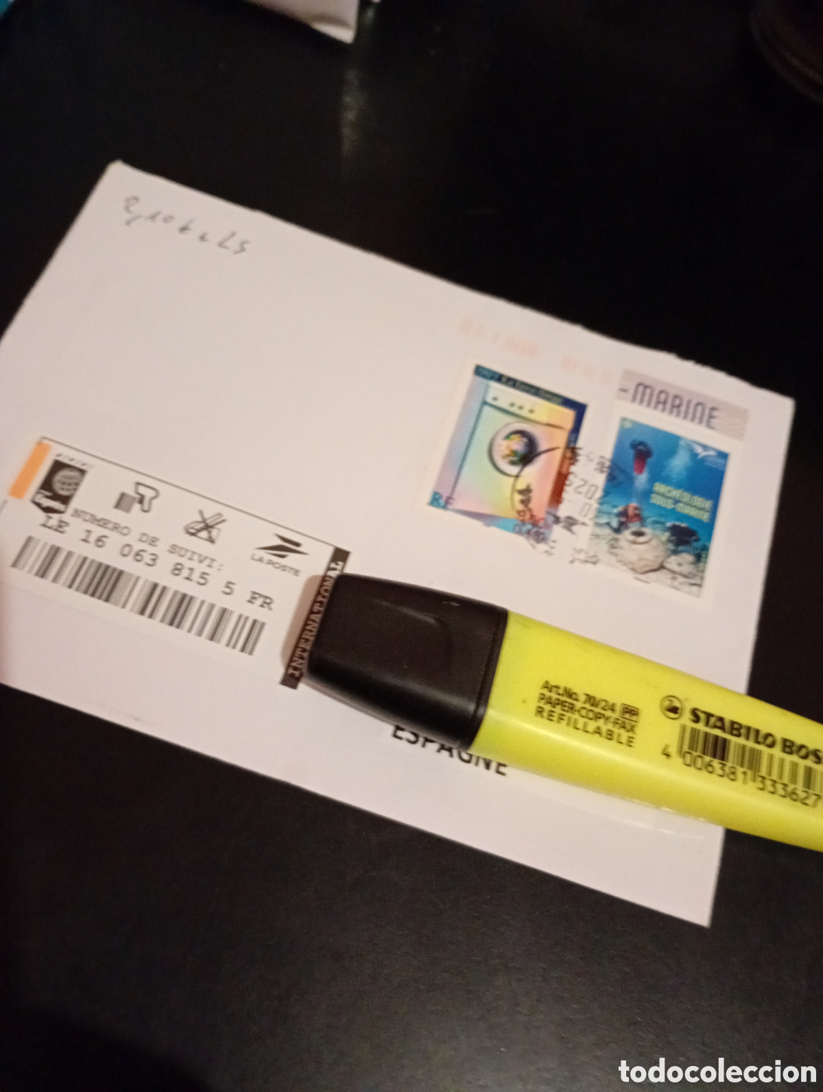 Briefmarken: Sobre franqueado Francia