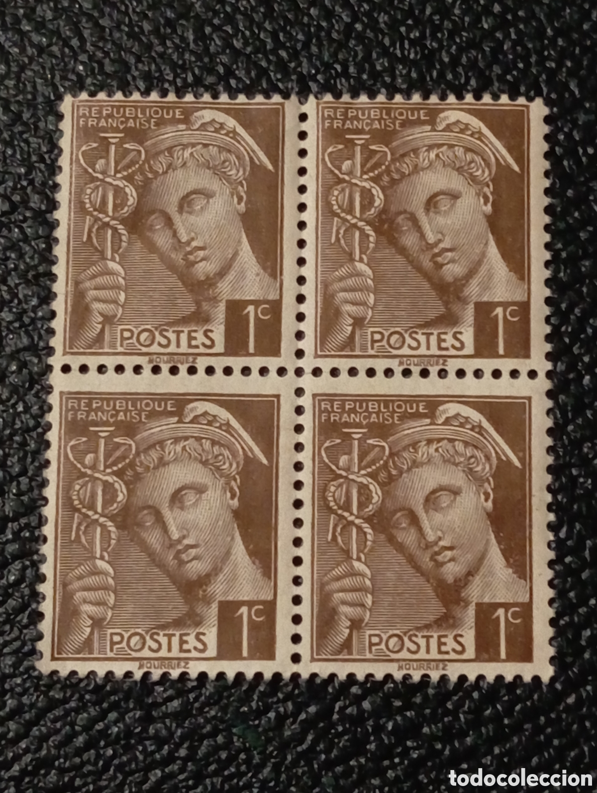 Francobolli: Bloque SELLO DE FRANCIA N.&deg; Y&T 404 &rdquo;Tipo MERCURIO 1c Nuevo*