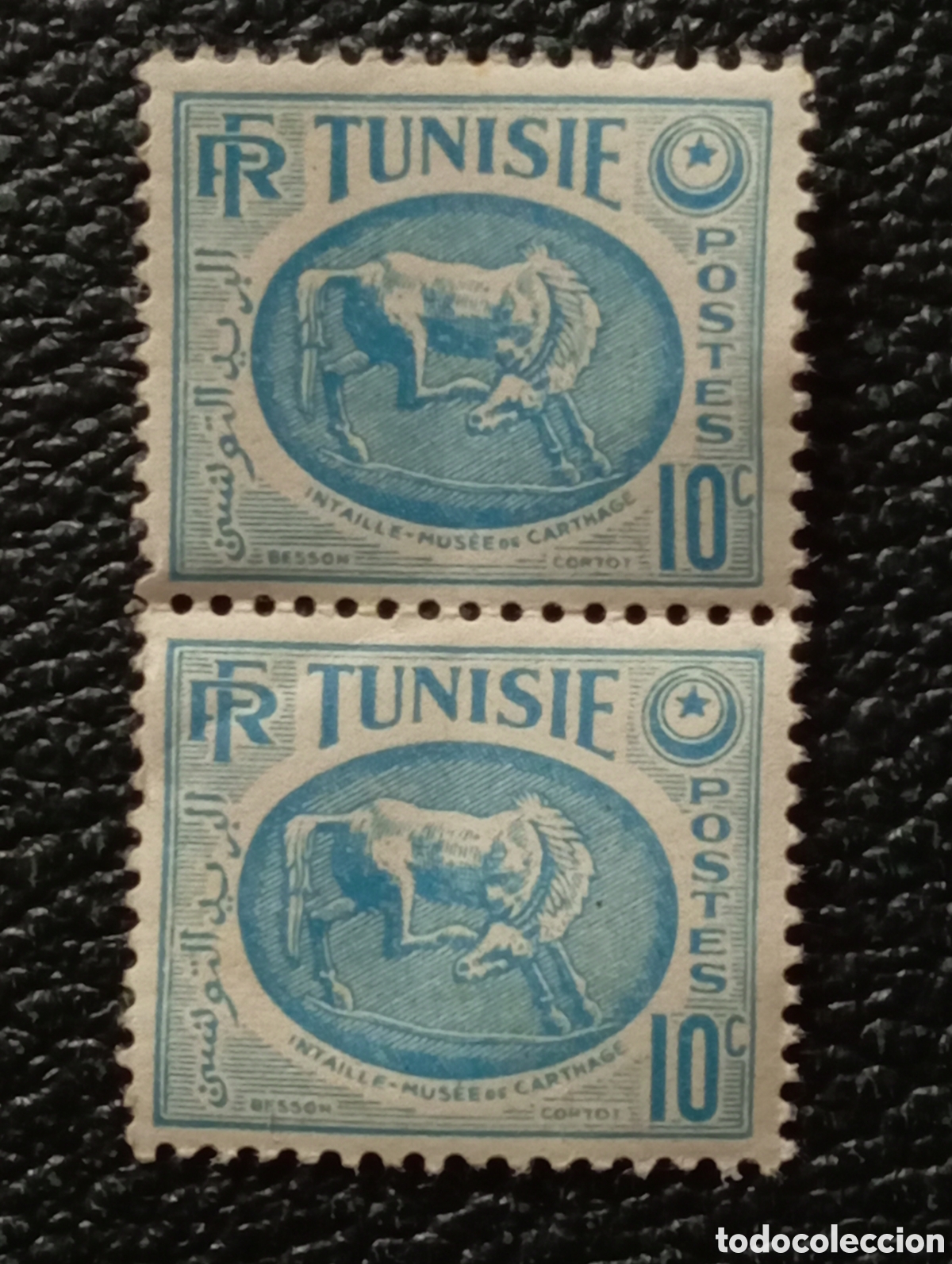Francobolli: Sello Francia Colonia T&uacute;nez N&deg;337A Nuevo ** Lujo MNH 1950