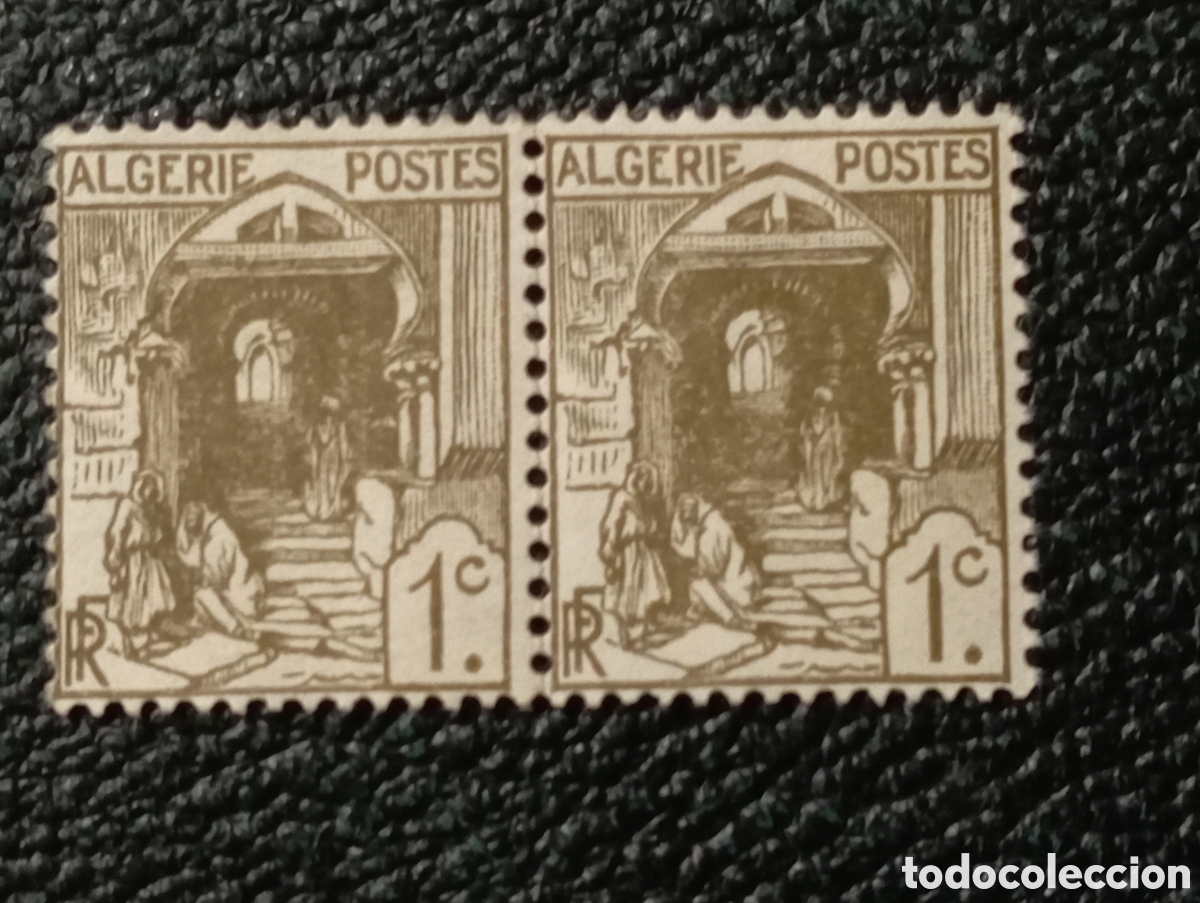 Timbres: FRANCIA COLONIAS ARGELIA 1C. CASBAH A&Ntilde;O 1926 MH*