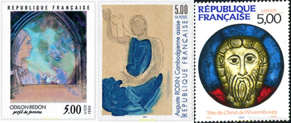Stamps: 124098 MNH FRANCIA 1990 OBRAS DE ARTE