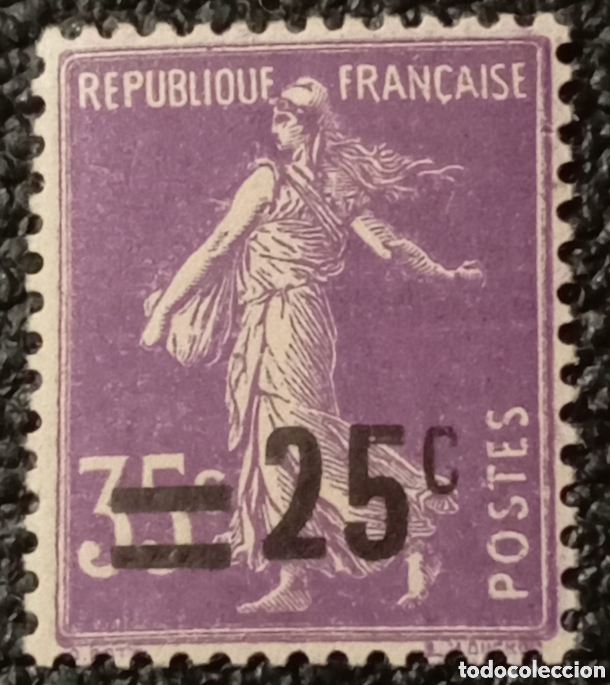 Stamps: Francia 1926 - Mi 201 - YT 218 - Sembradora - MNH**