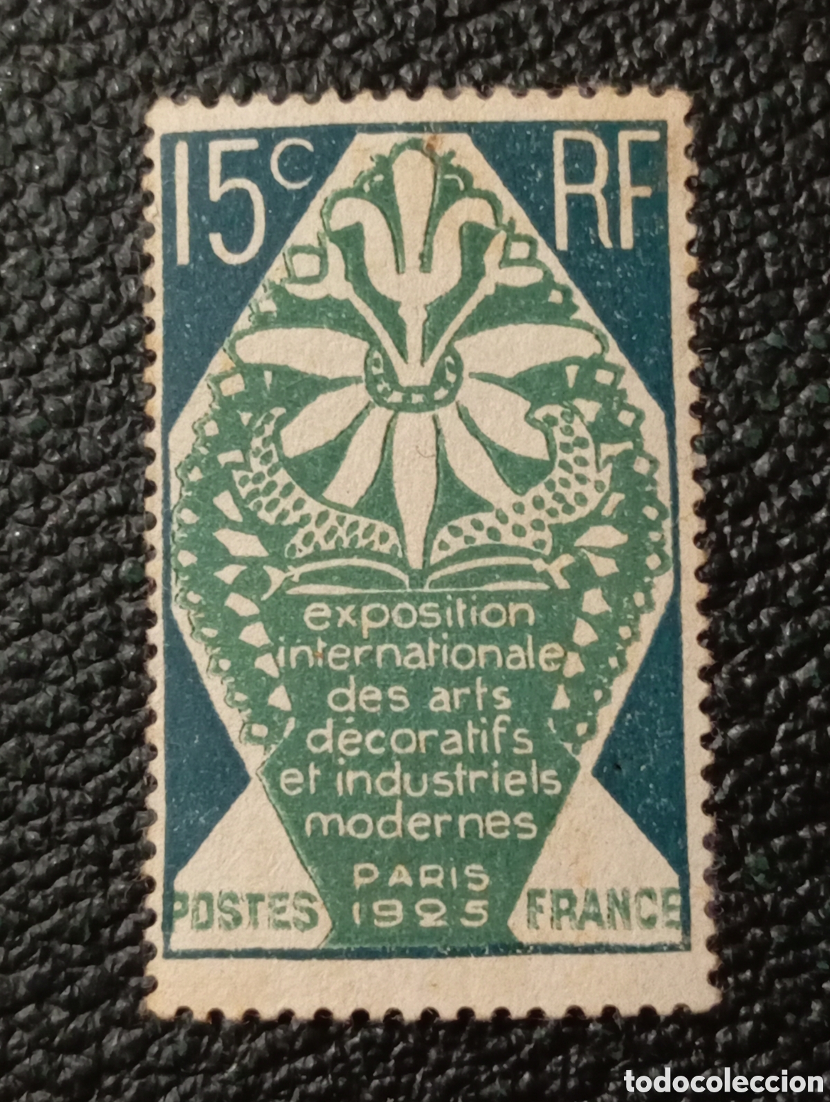 Stamps: France Scott # 221 1925 15 centavos exposici&oacute;n de arte MH*