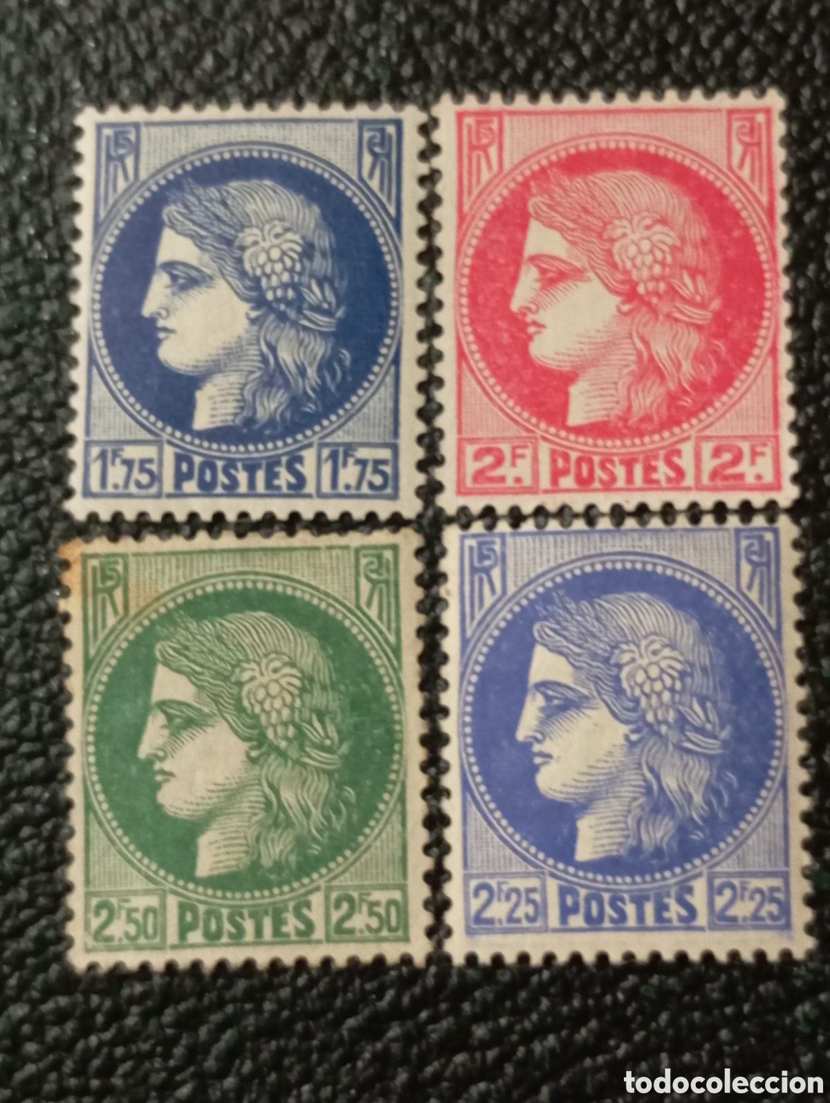 Stamps: Lote Sellos Francia A&Ntilde;O 1938 - CERES Nuevos MH* y MNH**