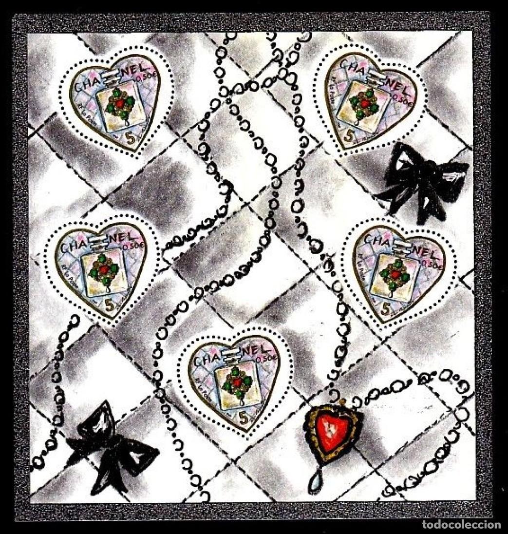 Briefmarken: FRANCIA 2004 - SAN VALENTIN - CORAZONES DE KARL LAGERFIELD - YVERT HB-66**