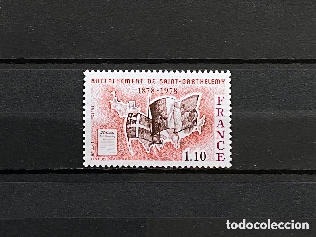 Selos: Sellos, nuevo, de Francia 1978 Yvert 1985 Banderas