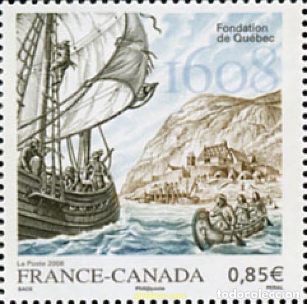 Sellos: 215537 MNH FRANCIA 2008 FUNDACION DE QUEBEC