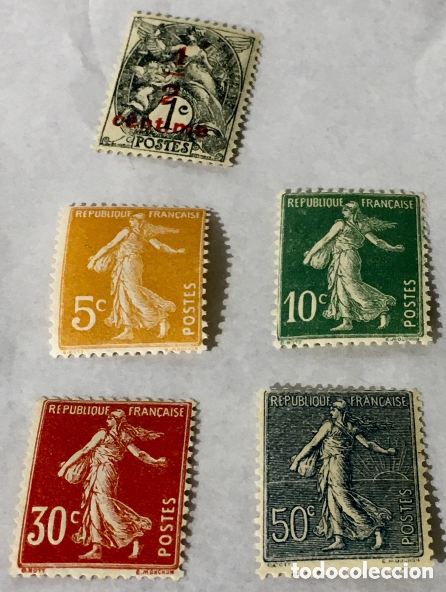 Francobolli: Sellos Republique Francaise. 1919 y 1921.