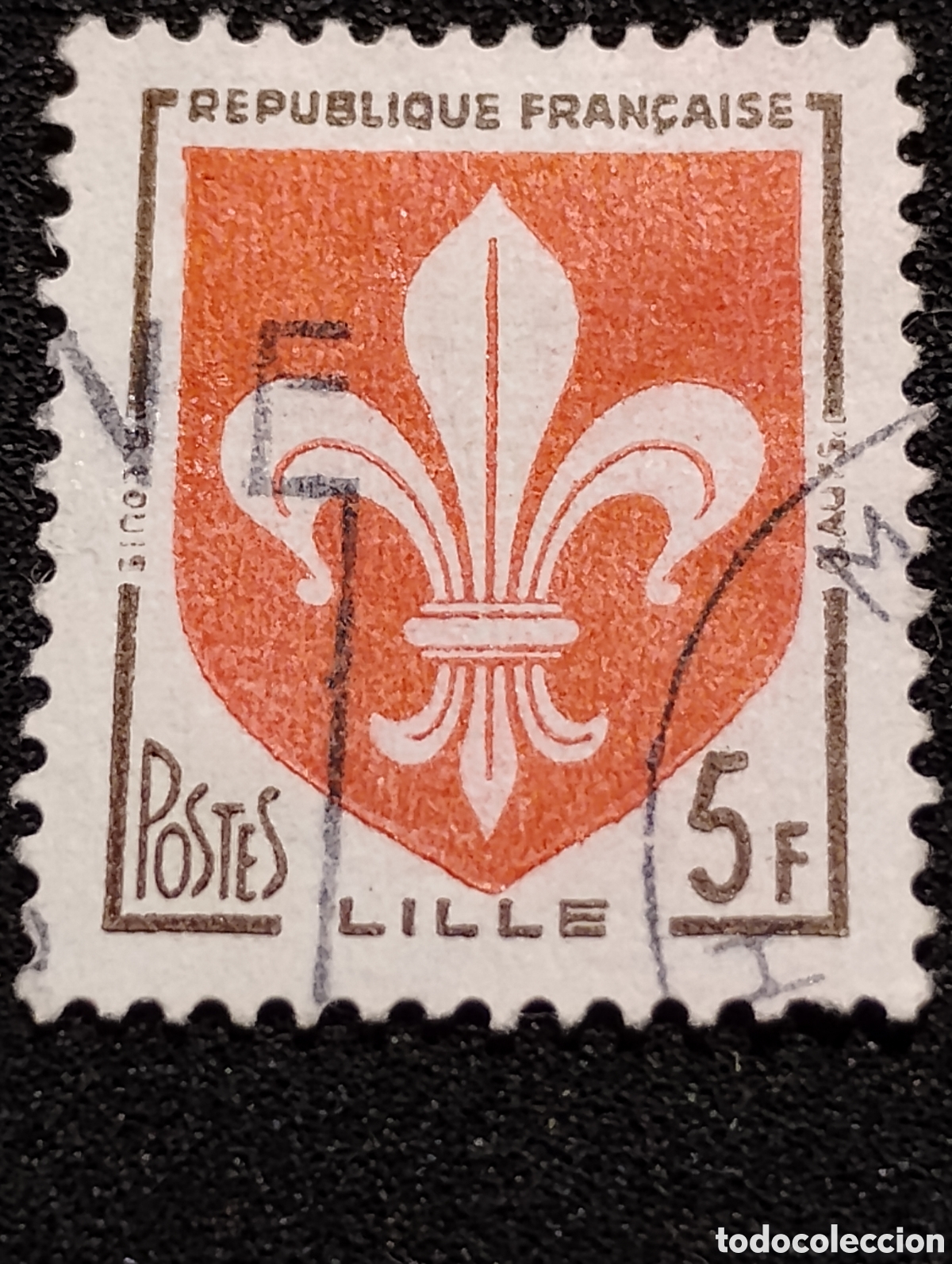 Timbres: Sello de Francia, Escud&oacute;.